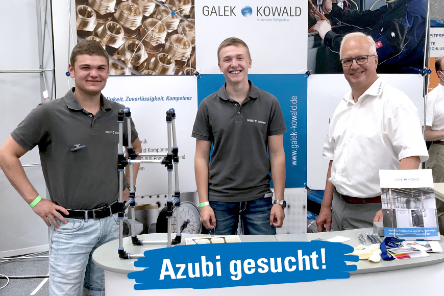 Azubi gesucht – Galek & Kowald auf der Bildungsmesse 2021 